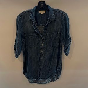 Cloth & Stone polka dot chambray